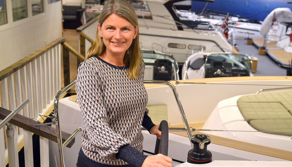 BÅTDILLA: Lene Conradi elsker sjø og båtliv og er stolt over båttradisjonene i Asker.