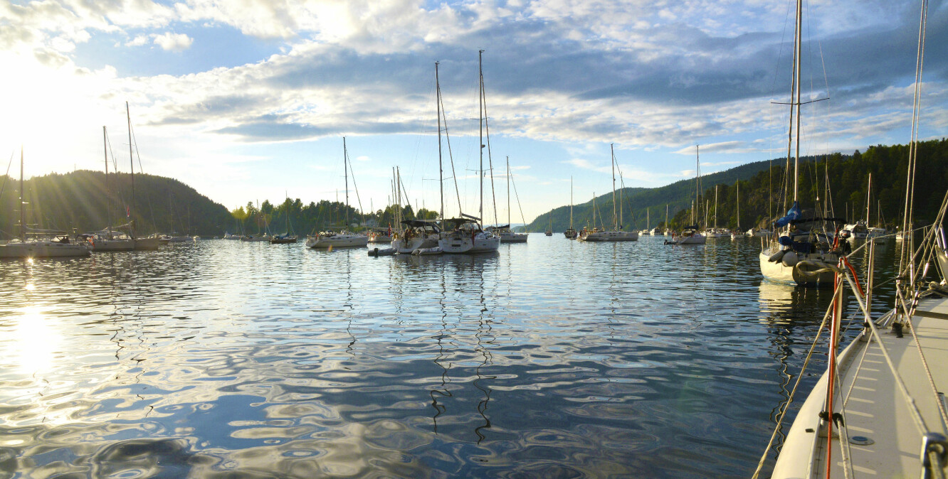 IDYLL: Sandspollen er en trygg og god naturlig ankringsplass, og et populært helgmål for båtfolket i Indre Oslofjord.