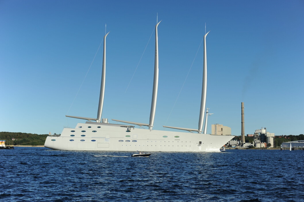 STØRST: «Sailing Yacht A» er verdens største yacht.