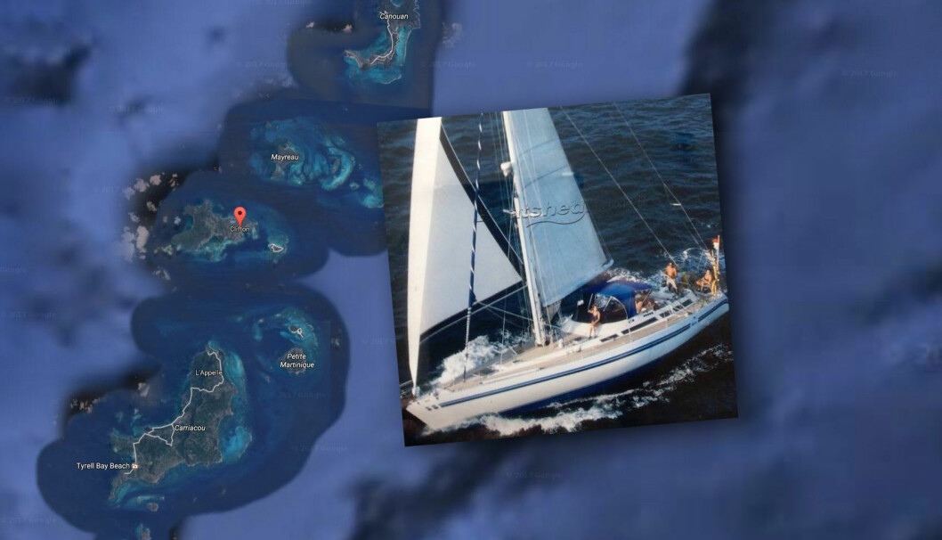 FORSVUNNET: 55-fots «Isis 2» forsvant fra Union Island, Clifton i Karibia.
