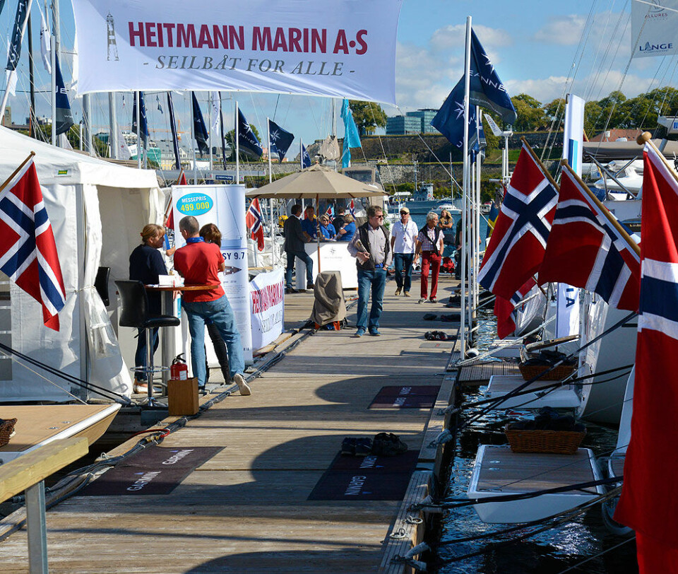 Heitmann har solgt sek seilbåter i løpet av messens fire dager. Flest salg har vært på Sun Odyssey 349.