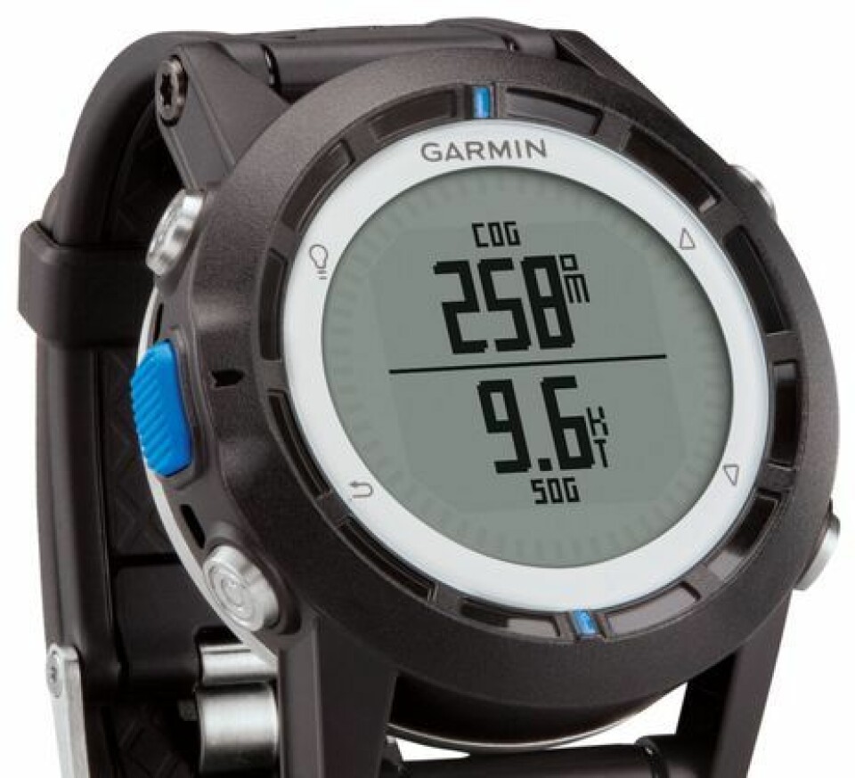 Garmin har også kommet med en klokke for seiling. Vi vil teste Garmin og Suunto-klokken i sommer.