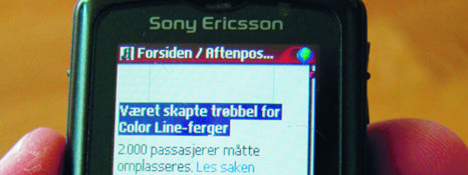 Les nettaviser nesten gratis på mobilen din