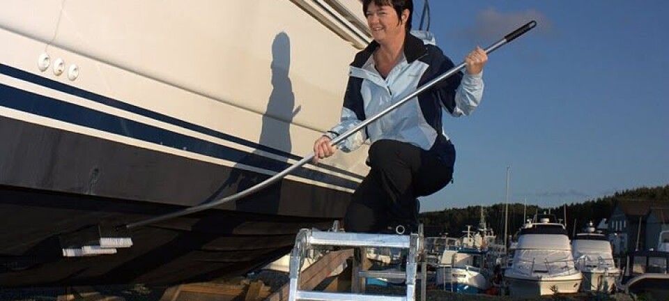 Ny miljøvennlig båtbørste mot rur og groe