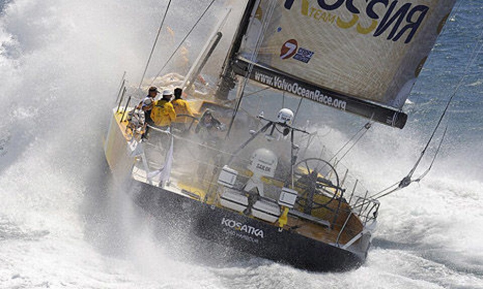 For EDITORIAL USE only, please credit: Rick Tomlinson/Volvo Ocean RaceTeam Russia power away at the start of leg 2 of the Volvo Ocean Race from Cape Town, South Africa to Cochin, IndiaThe Volvo Ocean Race 2008-09 will be the 10th running of this ...