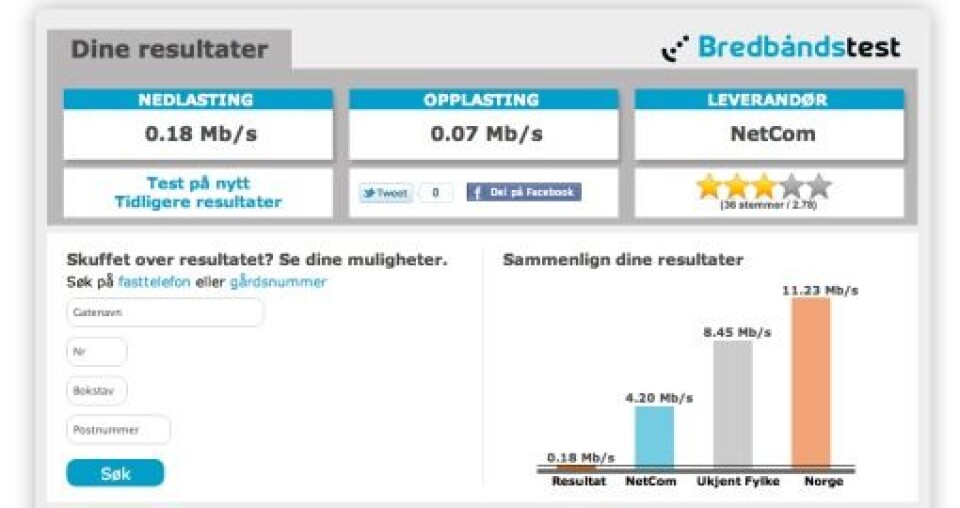 Testing av mobilt bredbånd i gang