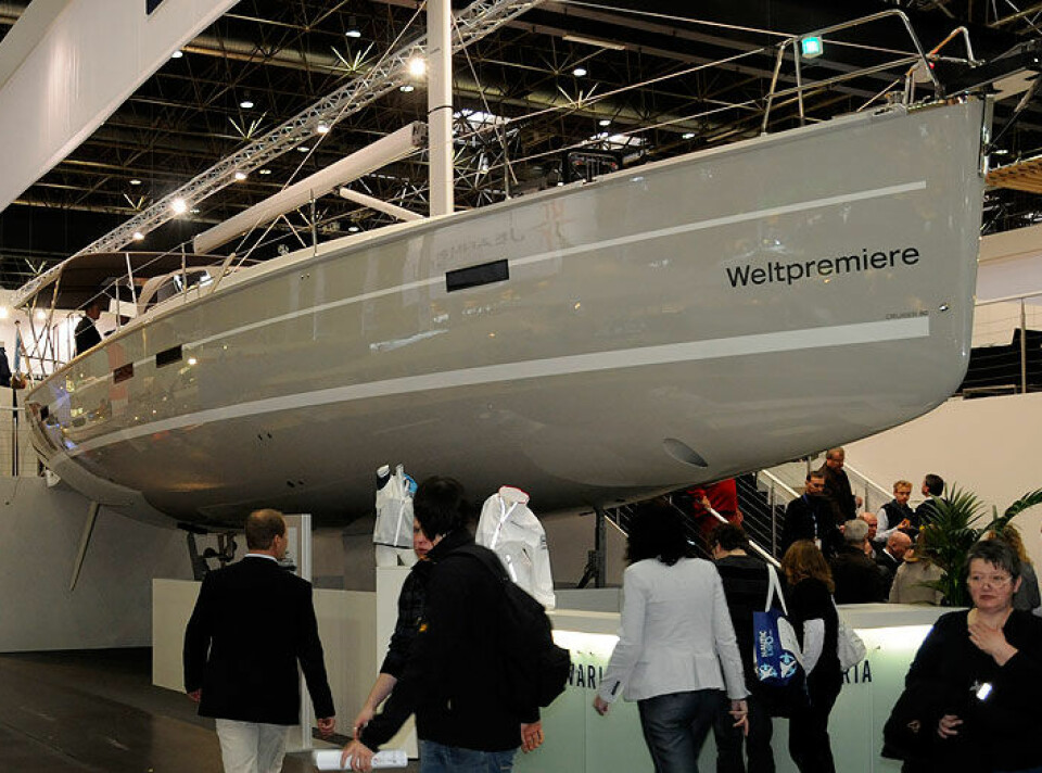2010: Bavaria 50 Cruiser ble lansrt under messen i Duseldorf i 2010.