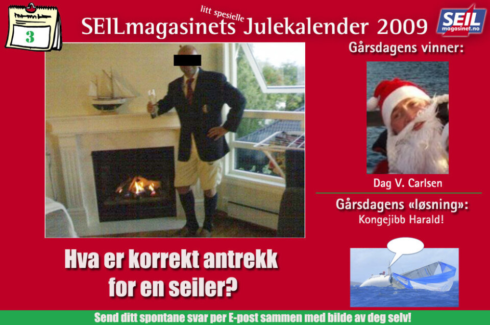Hva er korrekt antrekk for en seiler?