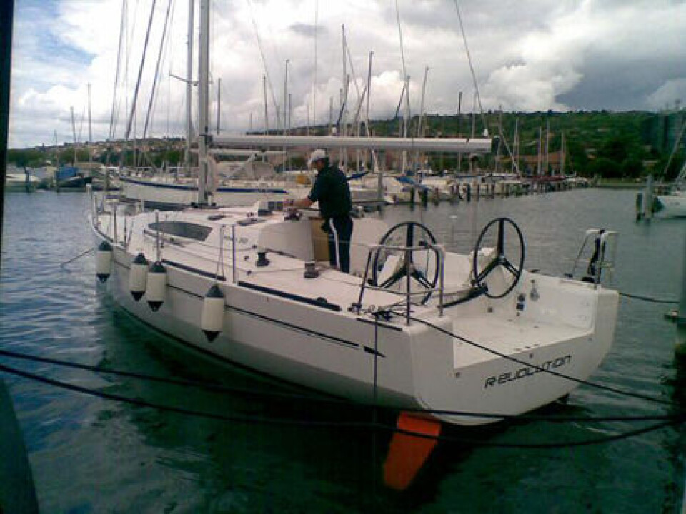 Elan 350 i sitt rette element