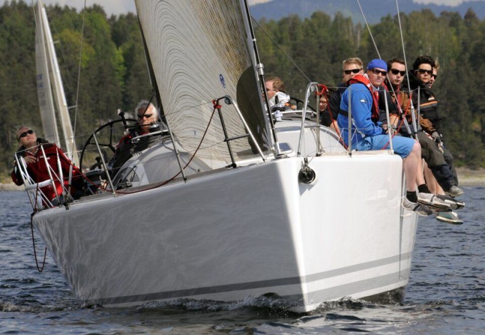 Oslofjorden fylt av seil en natt og en dag