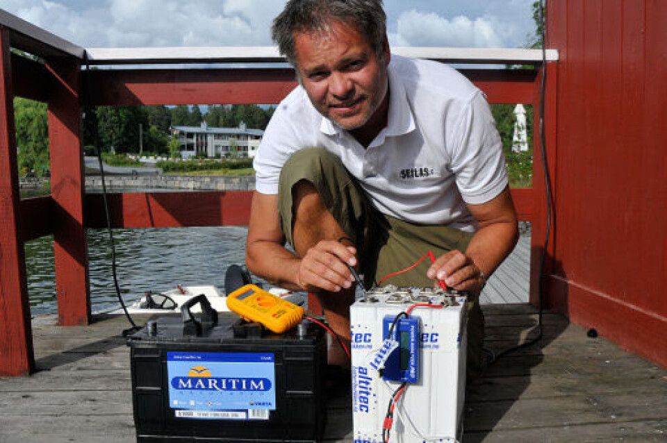 Moderne batterier for båt