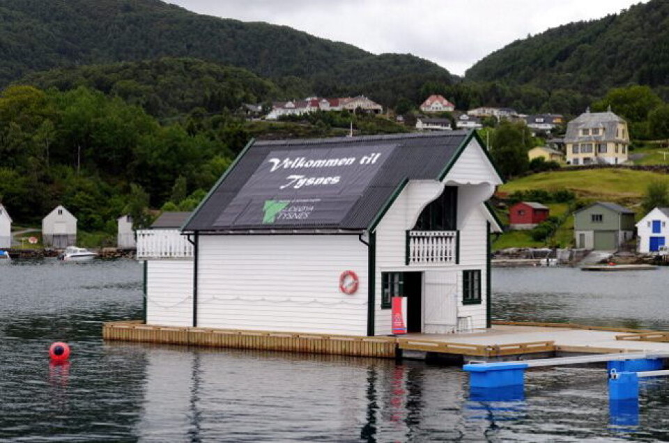 Americas Cup utstilling på Tysnes
