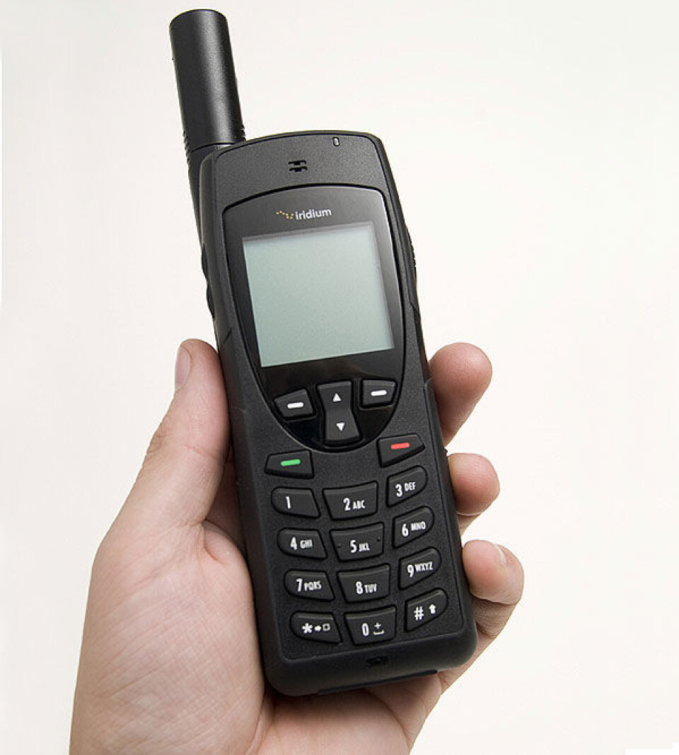 Her er siste nytt fra Iridium en satellitt-mobiltelefon som er mindre, kraftigere og lettere enn sine forgjengere.