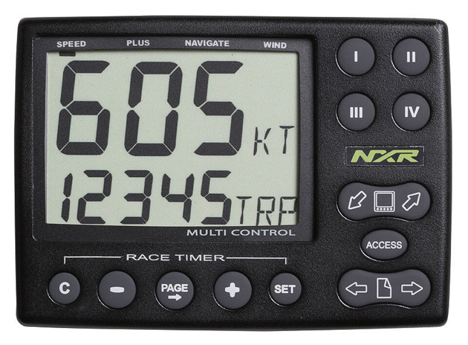 Nexus med nytt regattainstrument
