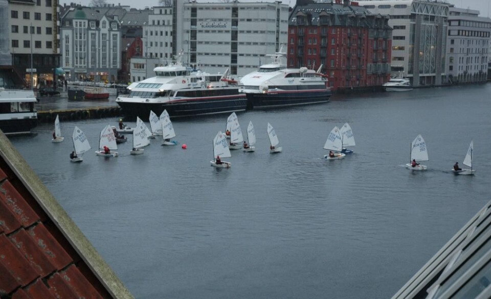 49 Optimister i den 49. Juletreseilasen