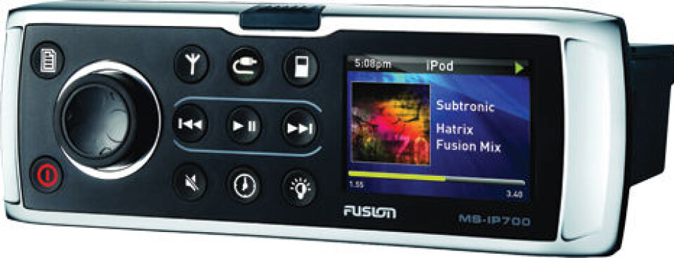 Musikken tilkoblet NMEA-2000