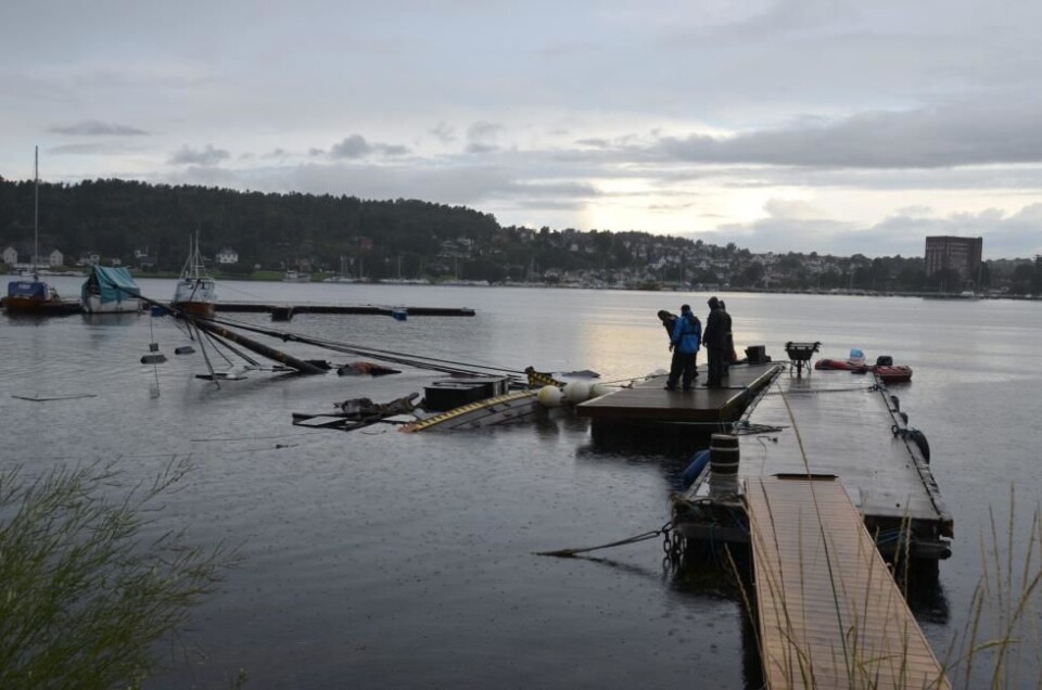 Vikingskipet GAIA til bunns i Sandefjord