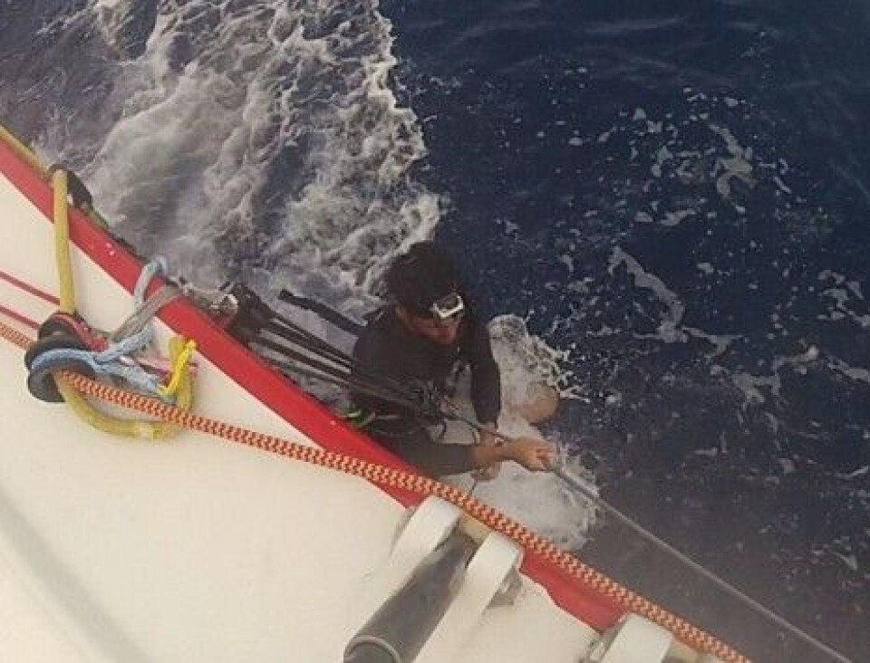 Dramatikk i Vendee Globe