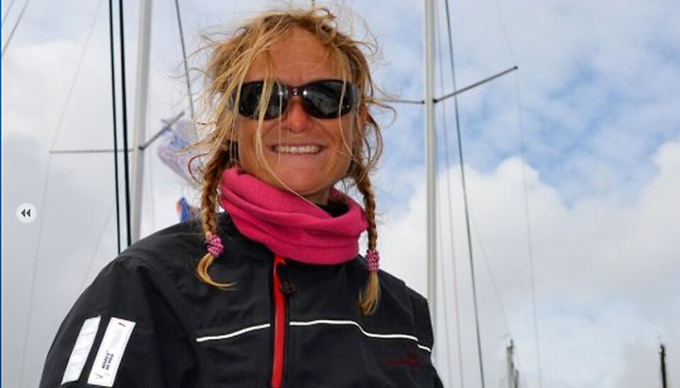 I MÅL: Kristin Songe-Møller er vel i mål etter tre etapper i La Solitaire du Figaro.