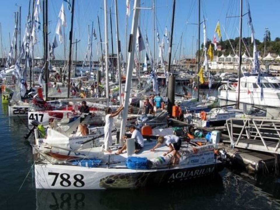 Mini Transatbåtene på vei mot Brasil