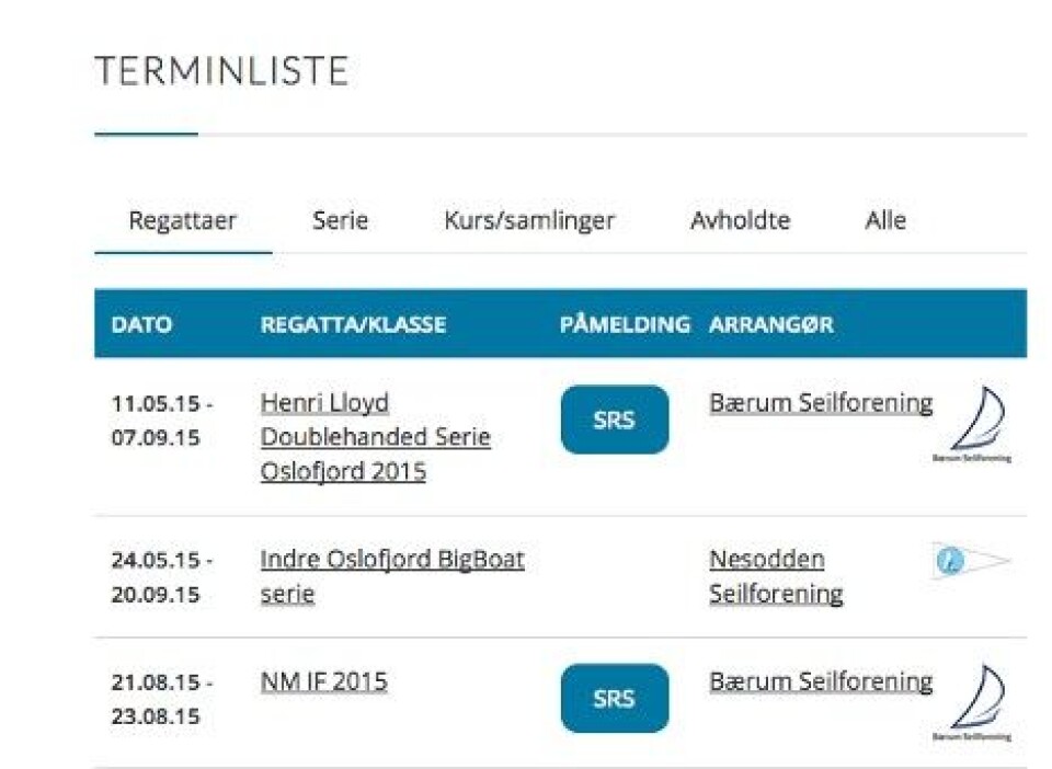 Slik bruker du terminlisten