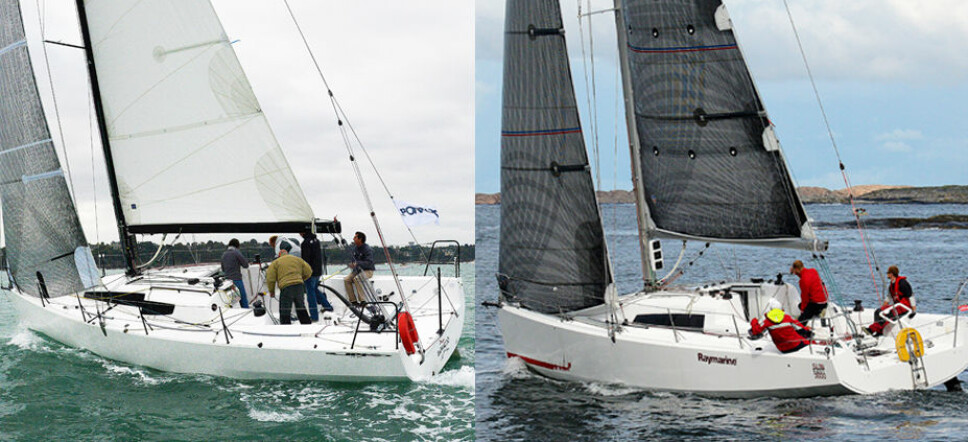 Fine seilbåter: JPK 10.80 (til venstre) og Sun Fast 3600 er bygd for regatta, men er også supre for trygg sporty turseiling.