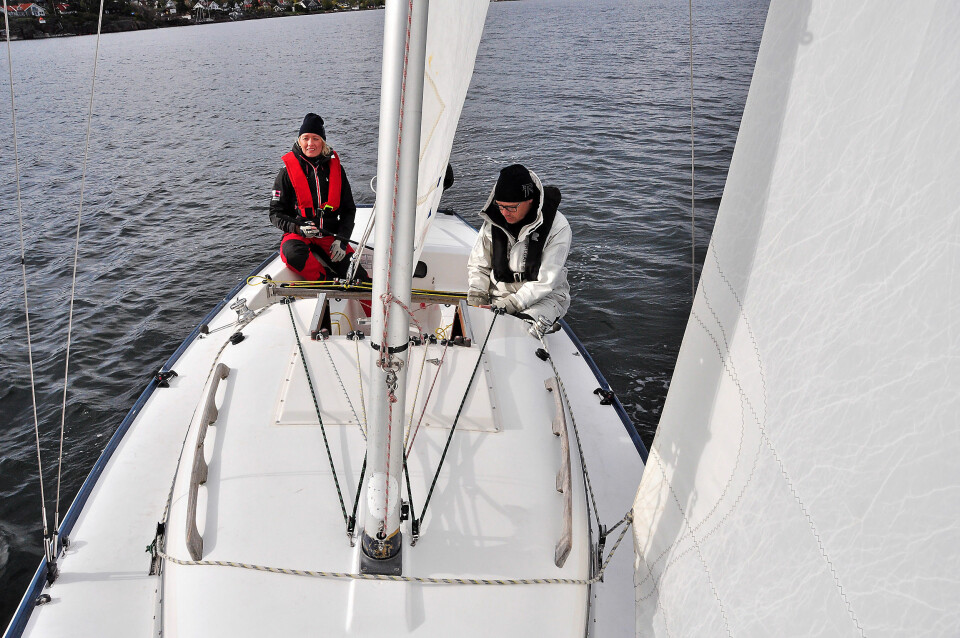 LETTHÅNDTERLIG: Det meste er lett å håndtere om bord i H-båten, noe de to eierne verdsetter høyt.