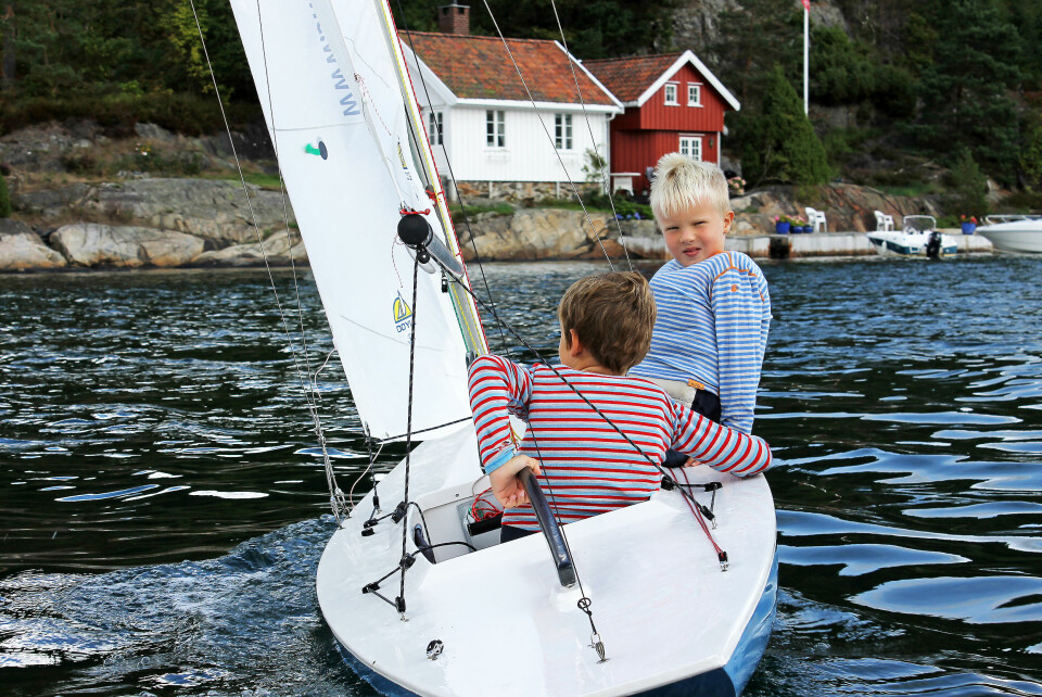 BAUT SKIP: Klassiske båter med lang kjøl er lette, stabile og forutsigbare å seile.