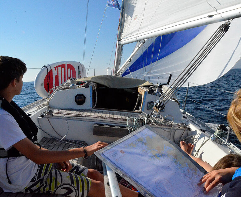 Med gennaker fra Marstrand til Altarholmen som vi aldri hadde vært før.