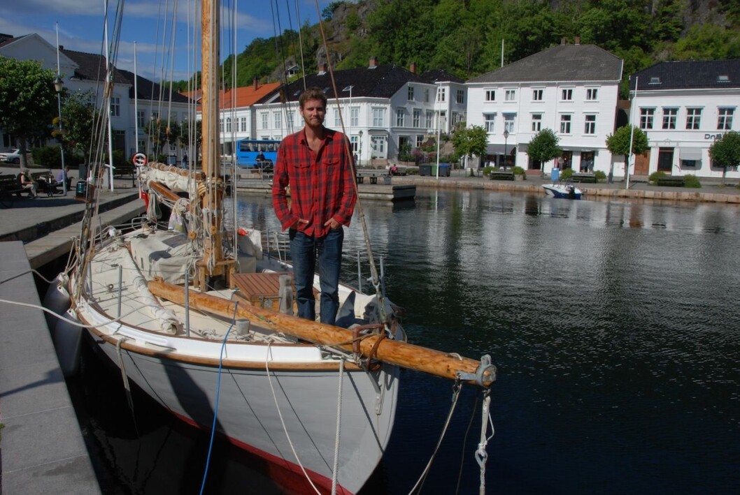 Den vakre Colin Archer spissgatteren «Velsia» blir nå trolig i Risør vinteren over likevel. (Foto Steinar Ryvind) Den vakre Colin Archer spissgatteren «Velsia» blir nå trolig i Risør vinteren over likevel. (Foto Steinar Ryvind)