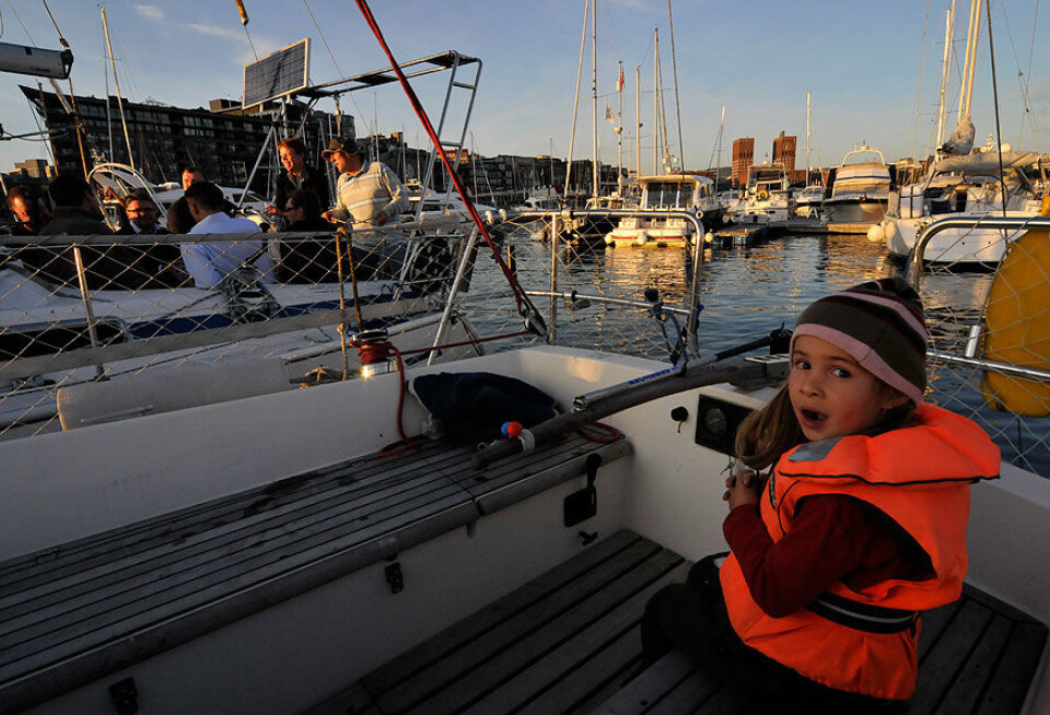 Tidlig kveld på Aker Brygge