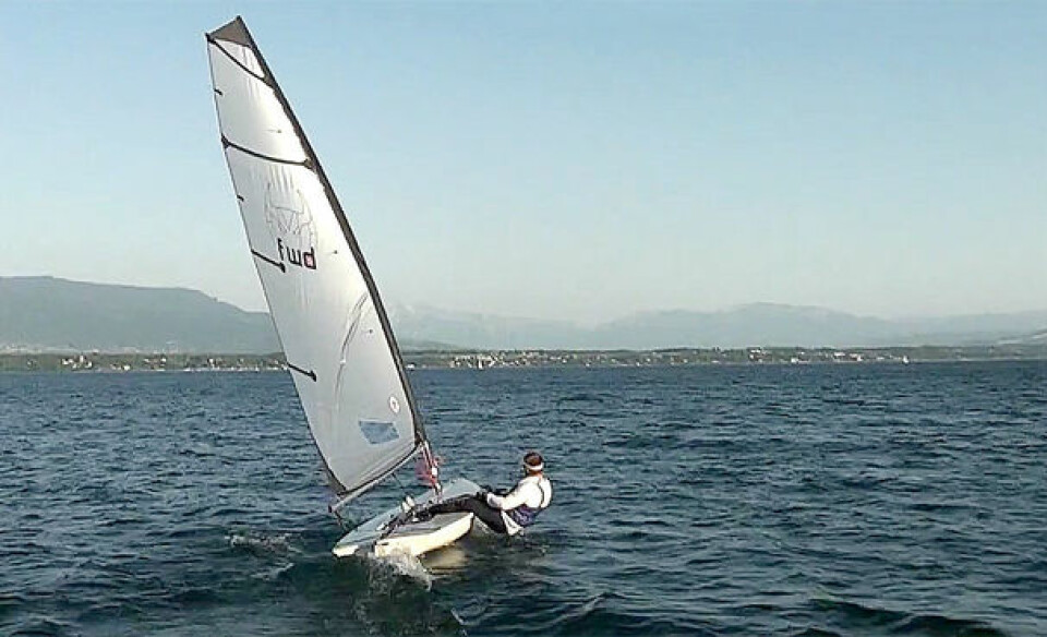 MODERNE: Forward Sailing har utviklet et alternativt seil for Laseren.