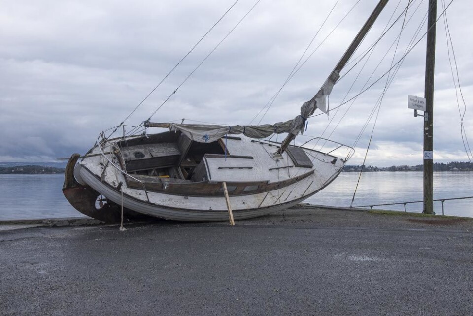 1. MAI: Denne båten blir fjernet 1. mai dersom ikke eieren melder seg eller noen vil ha den.