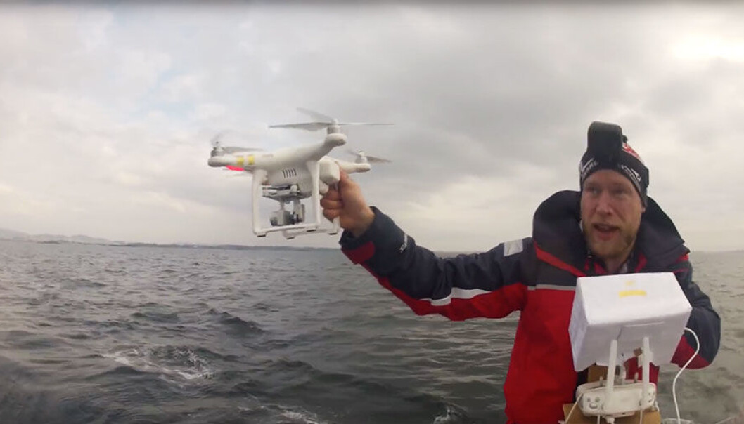 DRONE: Små helikoptre med kamera er blitt mer vanlig. DRONE: Små helikoptre med kamera er blitt mer vanlig.