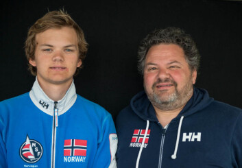 SØNN OG FAR: Tobias og Eivind Wiik seilte smart og godt til Haugesund og fikk beste korrigerte tid på 1. etappe. SØNN OG FAR: Tobias og Eivind Wiik seilte smart og godt til Haugesund og fikk beste korrigerte tid på 1. etappe.