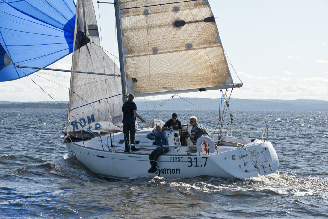 FIRST 31.7: 13 båter stiller til start i Færderseilasen, men det er helt spesielle årsaker til at båten er blitt så populær. FIRST 31.7: 13 båter stiller til start i Færderseilasen, men det er helt spesielle årsaker til at båten er blitt så populær.