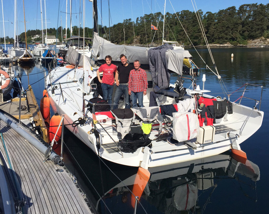 FRA TYSKLAND: Den tyske Class 40-en «Red» er ankommet Bergen og er klar for Pantaenius Shetland Race. FRA TYSKLAND: Den tyske Class 40-en «Red» er ankommet Bergen og er klar for Pantaenius Shetland Race.