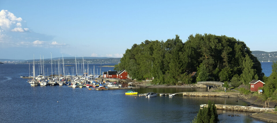 BØRSHOLMEN: Børsholmen har vært en trygg havn for seilere i alle år.