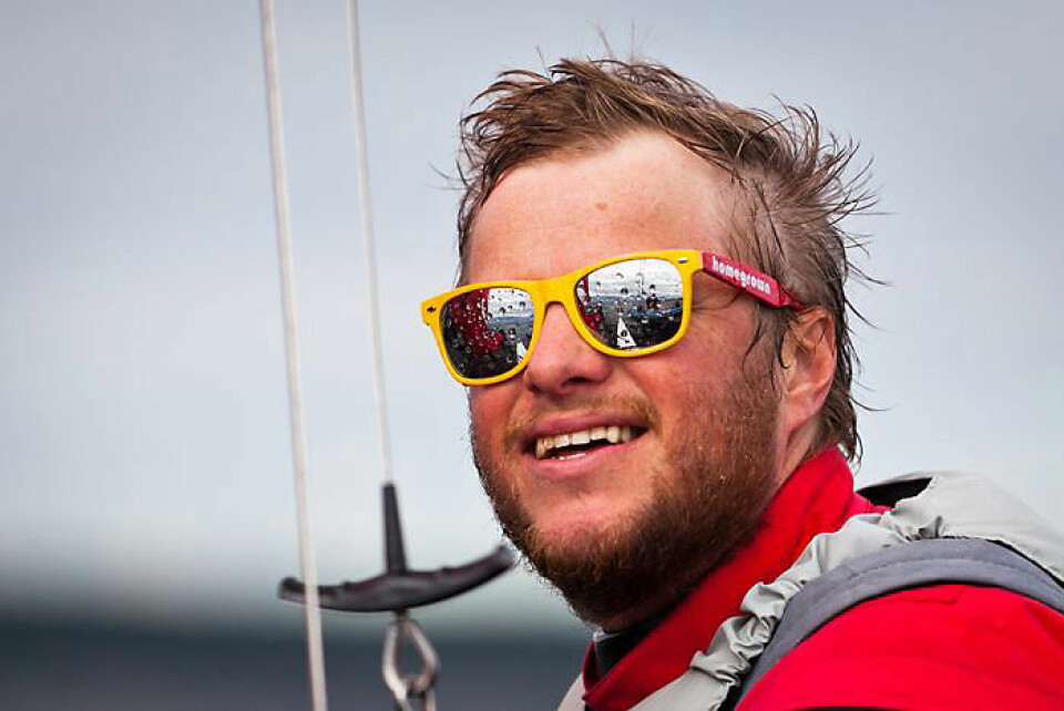 GØY: Johan Jr. Nilsen seiler F18 fordi det er kjempegøy.