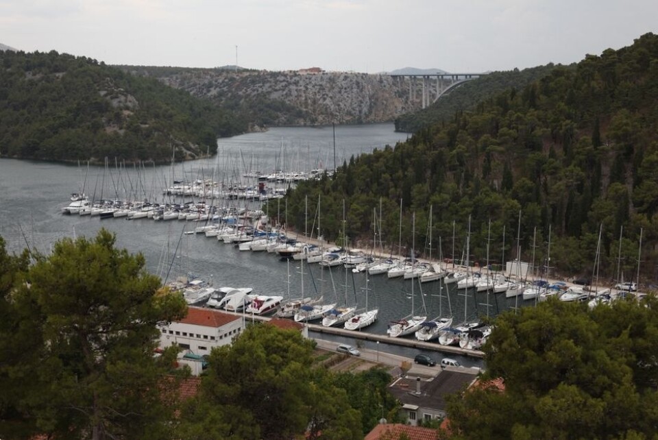 SKRADIN: Langt inne i landet ligger Skradin ? et sjarmerende gjemmested dersom det er uvær langs kysten. Stedet kan også by på en flott nasjonalpark.