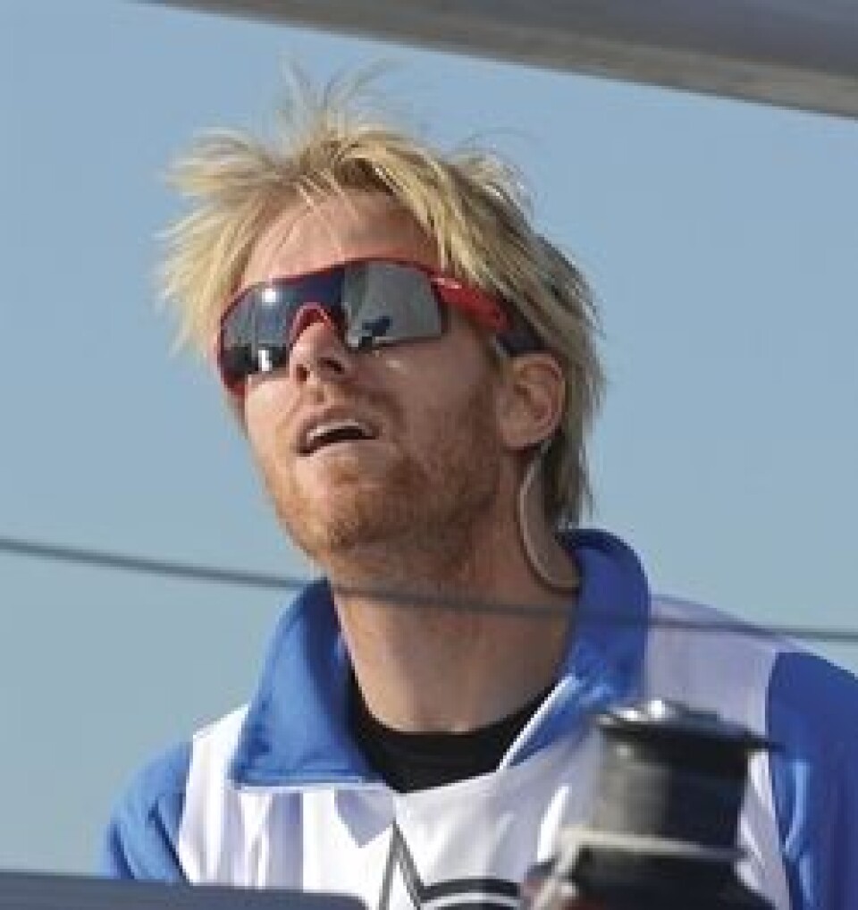 NORGESMESTRE: Petter Mørland Pedersen i match racing.