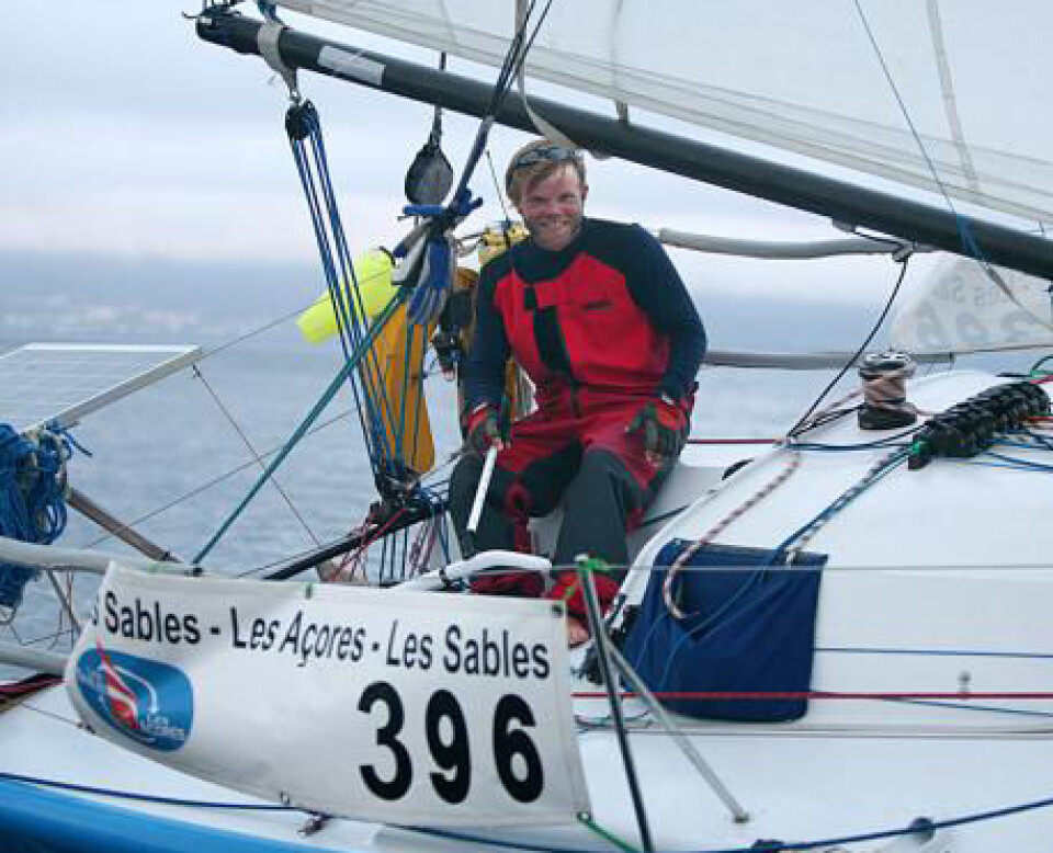 Seilte mot Thomas Ruyant og Charlie Dalin i Mini Transat