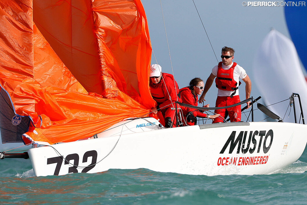 16. PLASS: Peder Jahre seiler sammen med Team Rett Rundt Hjørnet og gjør det skarpt i VM i Miami. 16. PLASS: Peder Jahre seiler sammen med Team Rett Rundt Hjørnet og gjør det skarpt i VM i Miami.