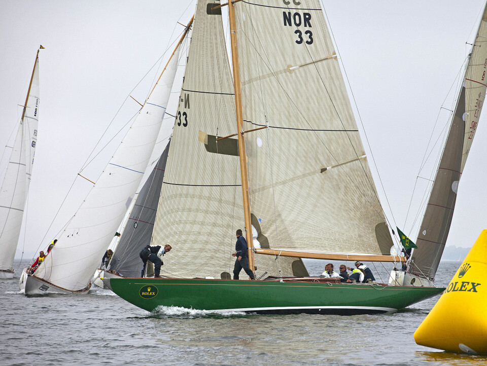 VM: «Sira» under verdensmesterskapet i Flensburg i 2011 der det deltok fire norske båter.