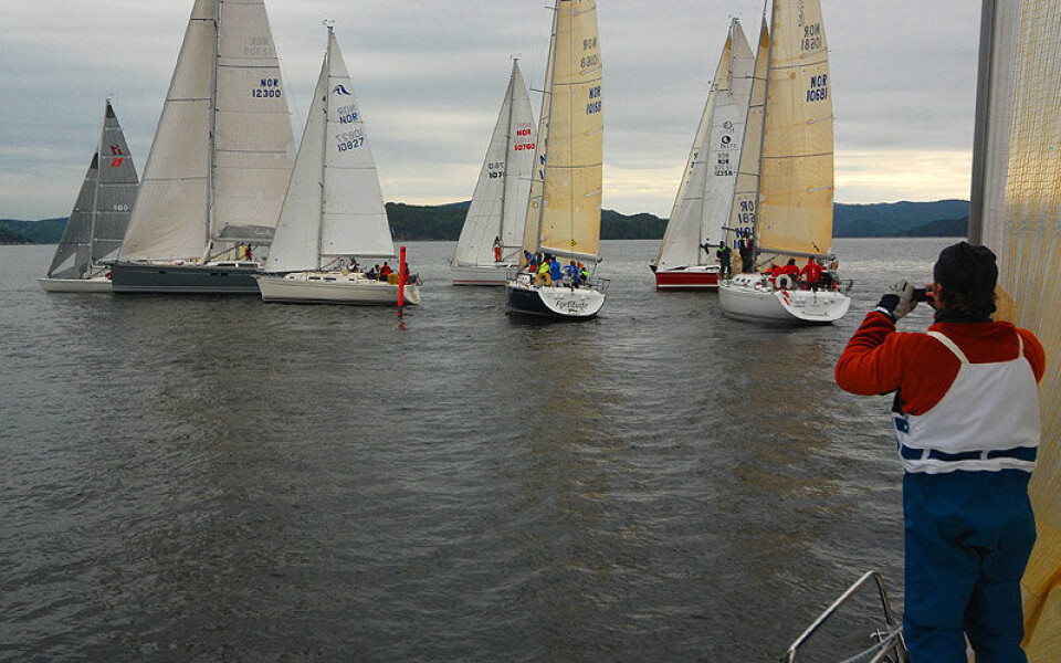 OSLOFJORDEN RUNDT: Oslofjorden Rundt er en av de syv regattaene som teller i Indre Oslofjord Big Boat Serie.