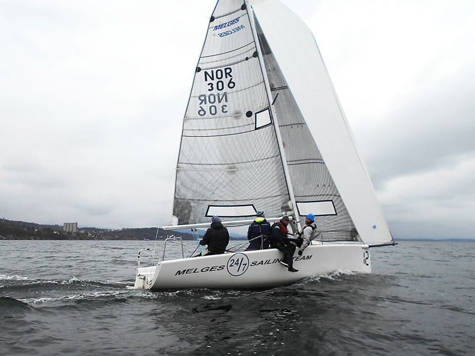 VANT: Melges-laget «24/7 Sailing Team» vant Påskeseilasen. VANT: Melges-laget «24/7 Sailing Team» vant Påskeseilasen.