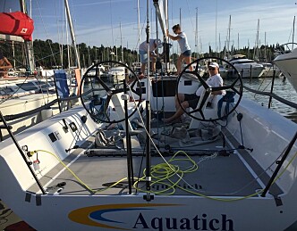 Aquatich 40 på vannet, klar for VM