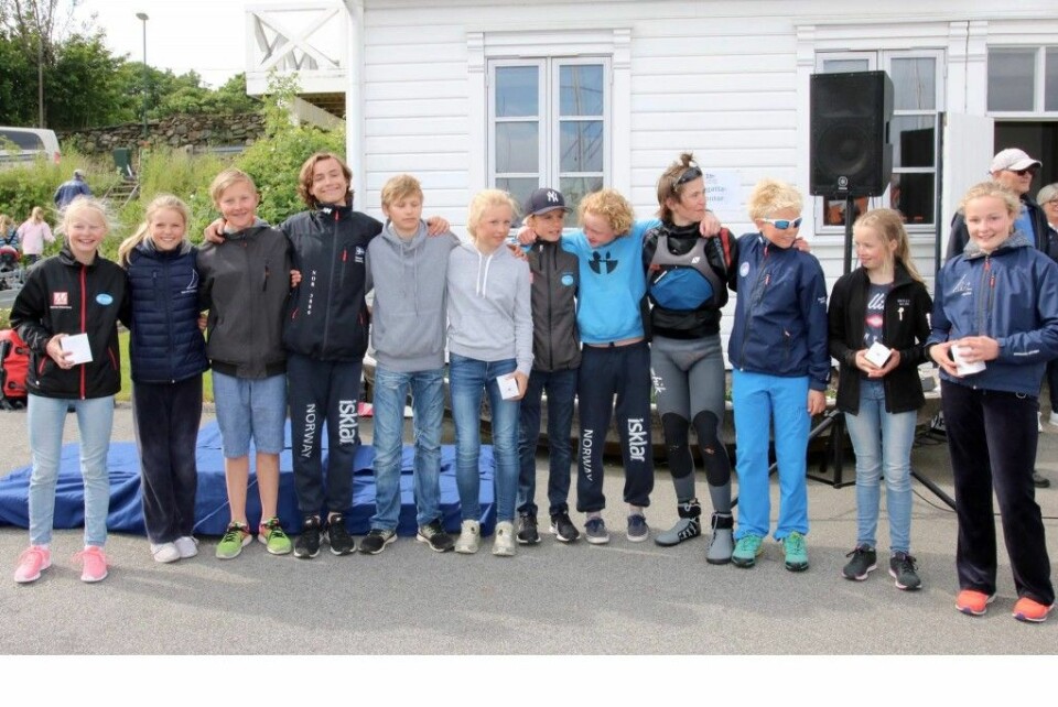 De norske seilerne i EM og VM for Optimistjoller i 2017
