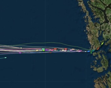 ØSTOVER: Båtene fosser mot Bergen, og flere krysser Nordsjøen på under ett døgn. 