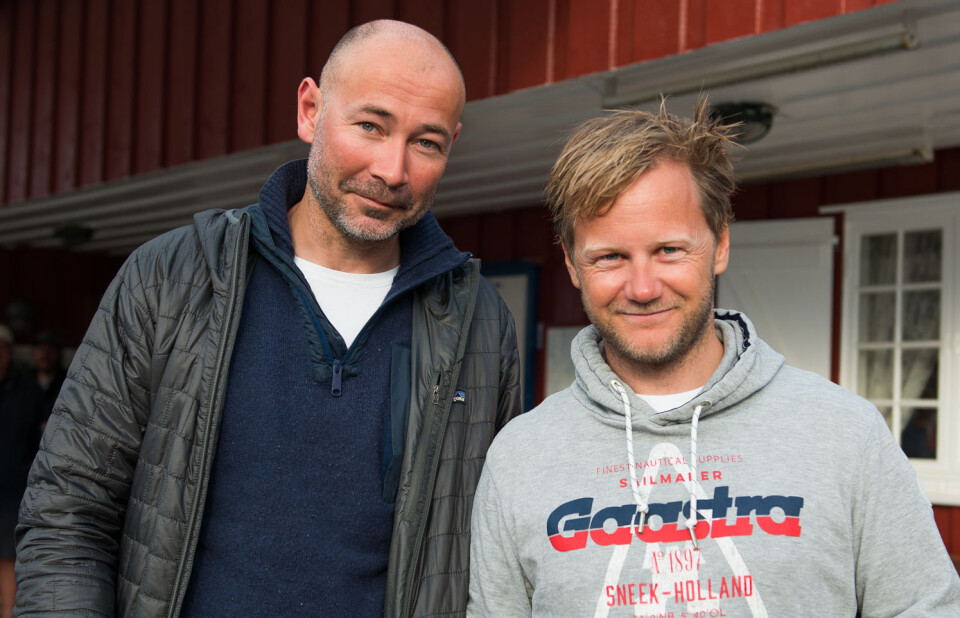 UTFORDRERE: Tim Sandberg (t.v.) og Sigmund André Hertzberg er de største utfordrerne til Elling og Øyvind Rishoff i konkurransen om å bli Årets Shorthanded-seiler.